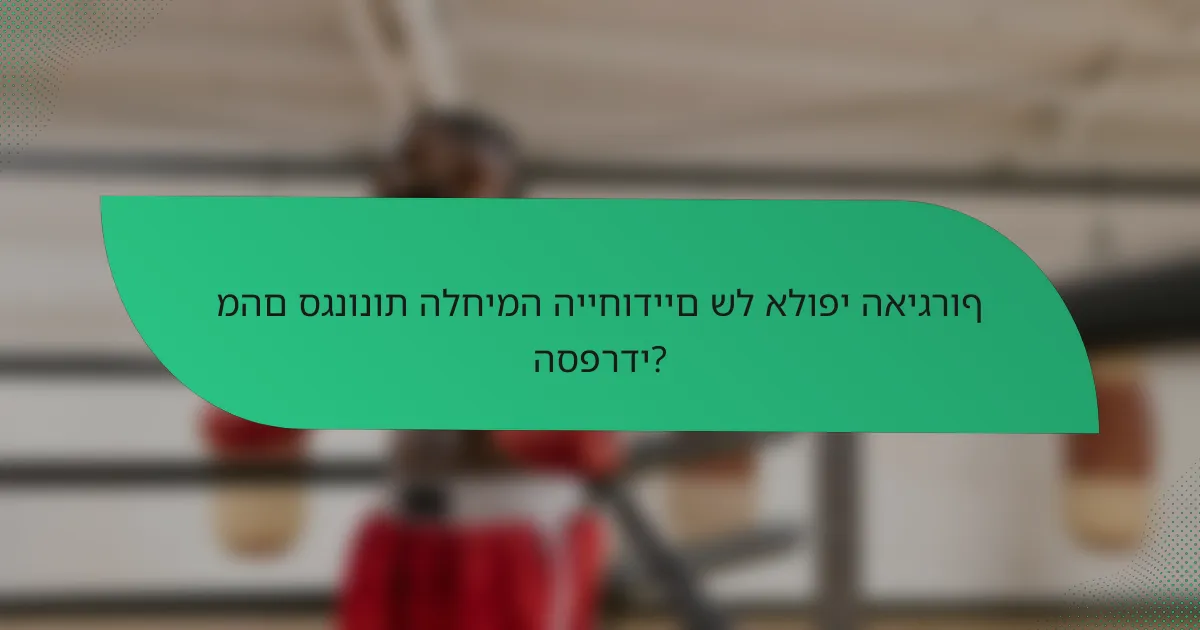 מהם סגנונות הלחימה הייחודיים של אלופי האיגרוף הספרדי?